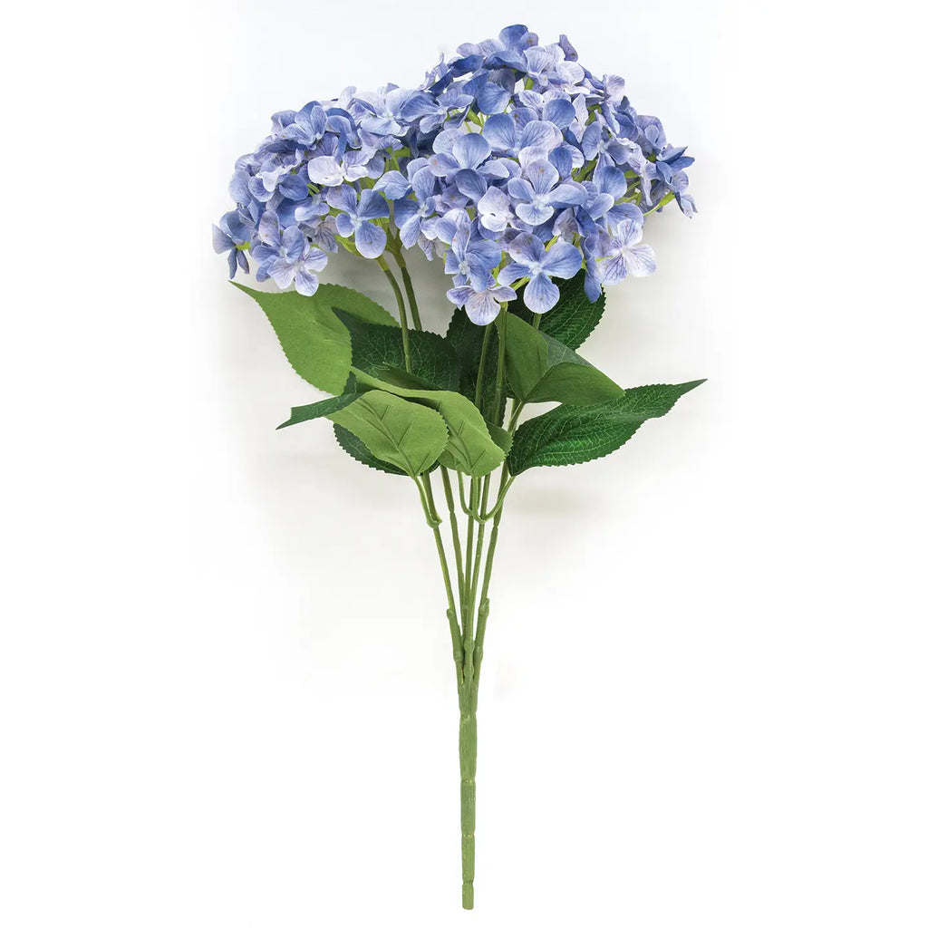 Blue Hydrangea Bush - 17"H