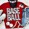 Sequin Baseball Word Tee Coming Soon