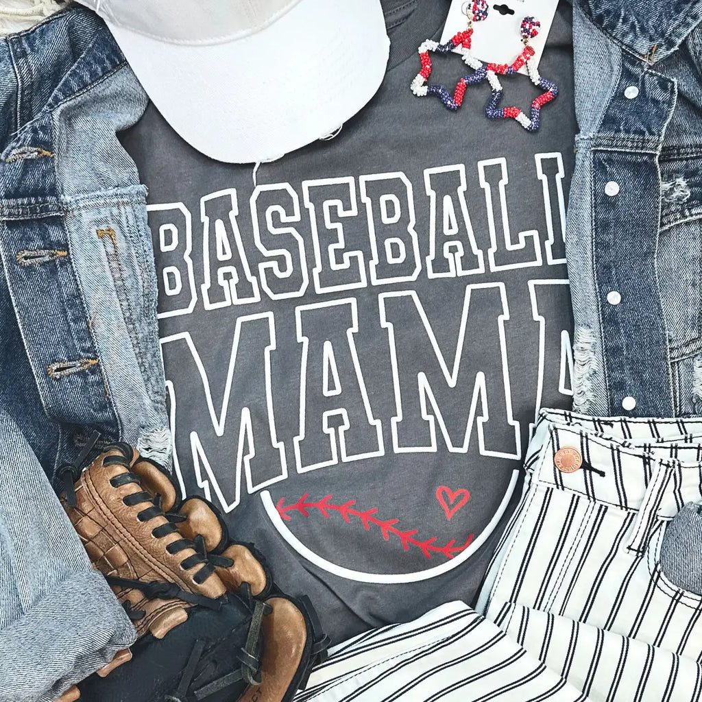 Baseball Mama Puff Everyday Tee Coming Soon