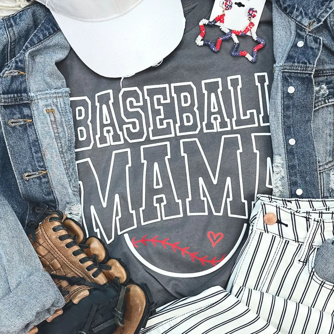 Baseball Mama Puff Everyday Tee Coming Soon