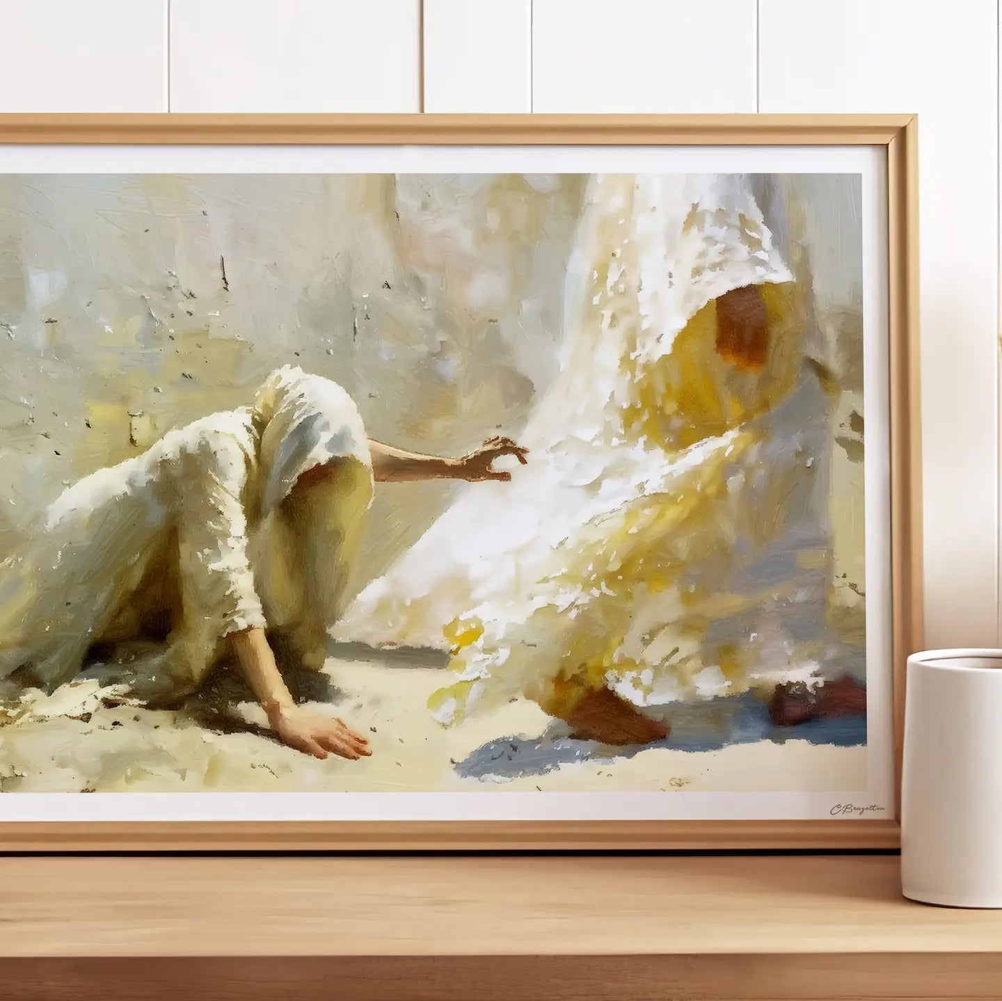Faith in Him | Fine Art Print Hand Embellished 16x20