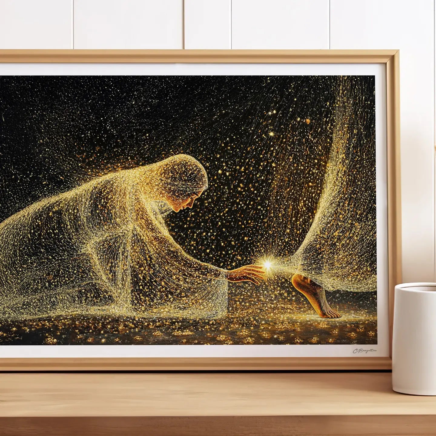 Faith in Him #2 | Signed Handmade Art Print 8x10